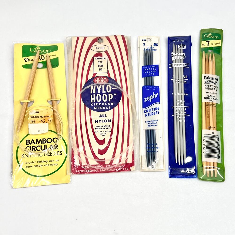 Lot of Vintage Knitting Needles